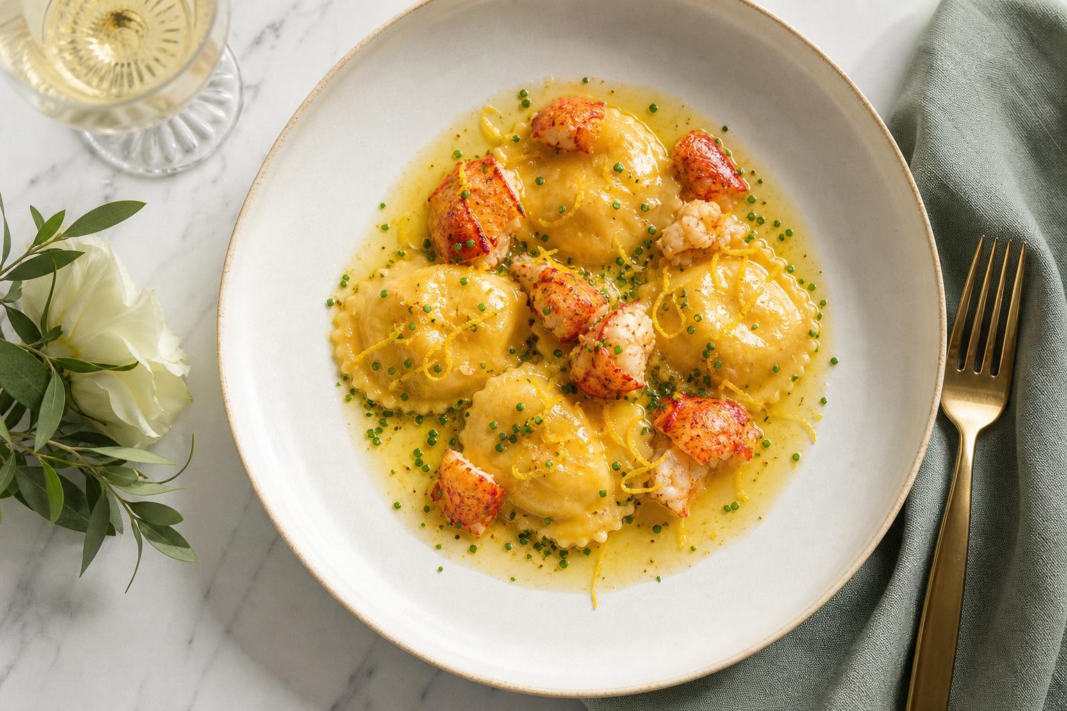 Lobster Ravioli — Ravioli all'Astice