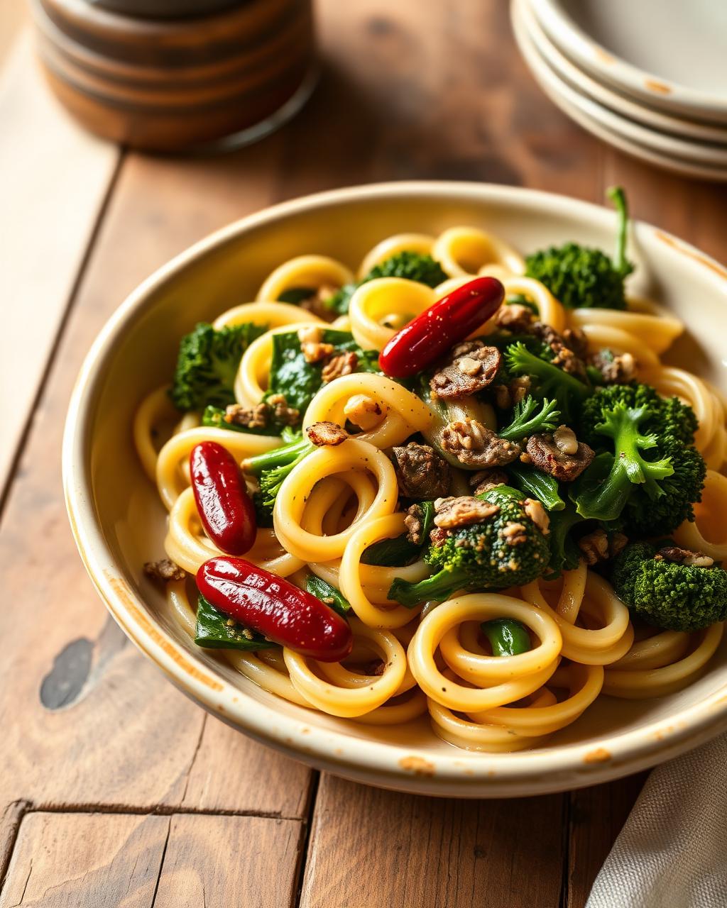 Orecchiette with Cime di Rapa — Orecchiette alle Cime di Rapa