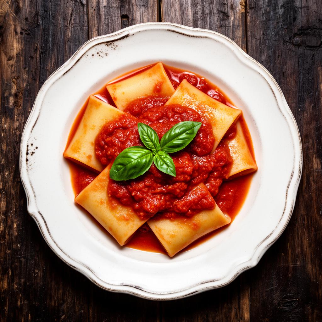 Paccheri al Sugo — Paccheri al Sugo