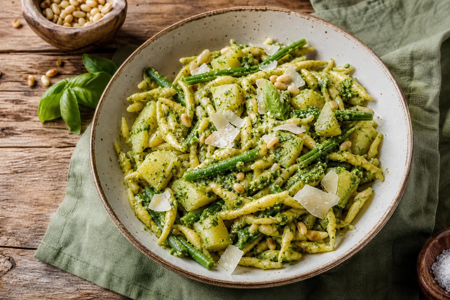 Trofie al Pesto Genovese — Pesto alla Genovese