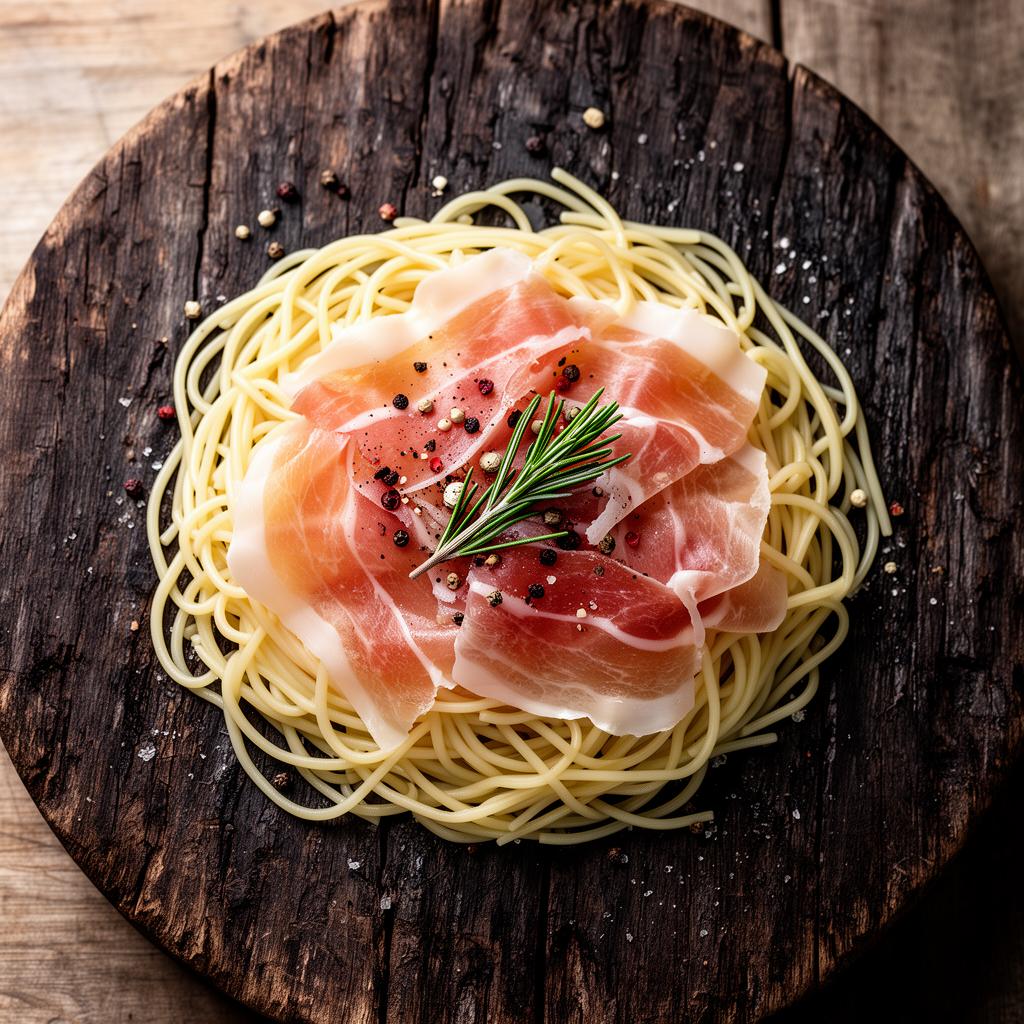 Tagliolini al Lardo d'Arnad — Tagliolini al Lardo